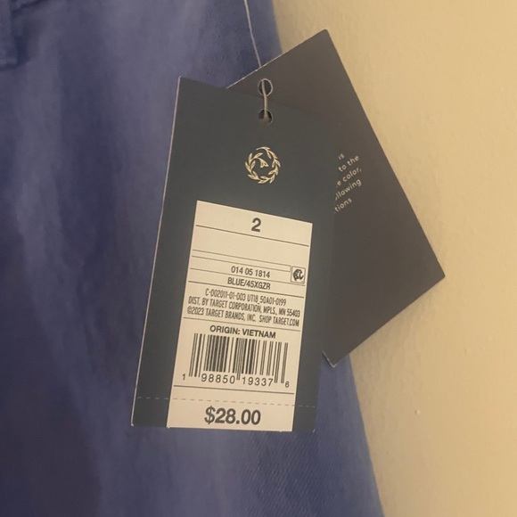 Universal Thread Blue Wide Leg Pants NWT High Rise Cropped Size 2 - Picture 6 of 8